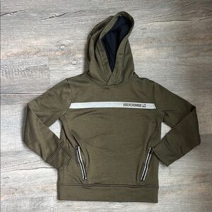 Abercrombie Kids Olive Green Hoodie size 7/8 youth boys